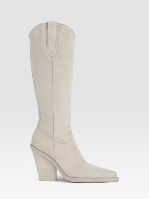 PARIS TEXAS Suede Western boot