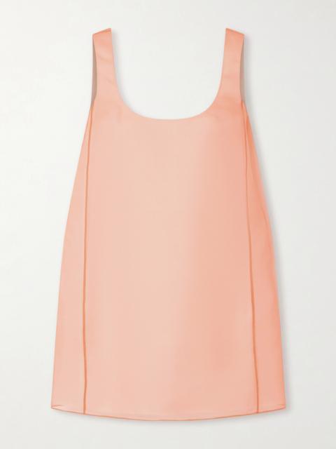 KHAITE Pranta Silk-organza Mini Dress