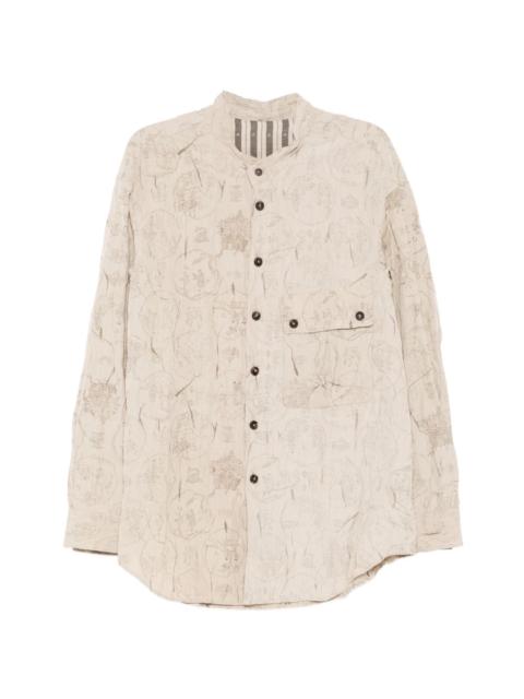 Ziggy Chen graphic-print shirt