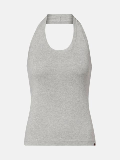 extreme cashmere Jerry cotton and cashmere jersey top