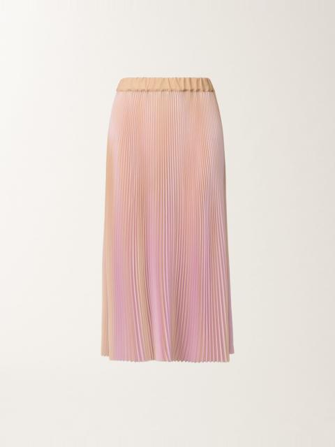FABIANA FILIPPI Bicolor pleated satin skirt