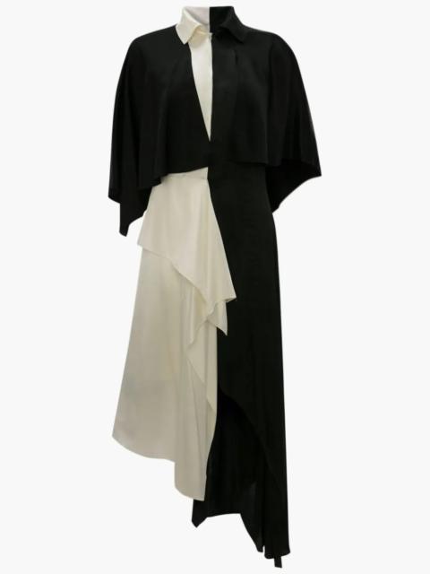 JW Anderson ASYMMETRIC CAPE DRESS