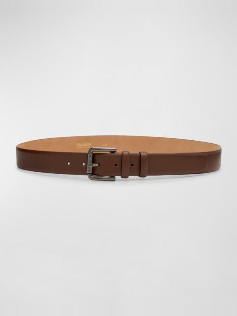 Max Mara Classic Leather Belt