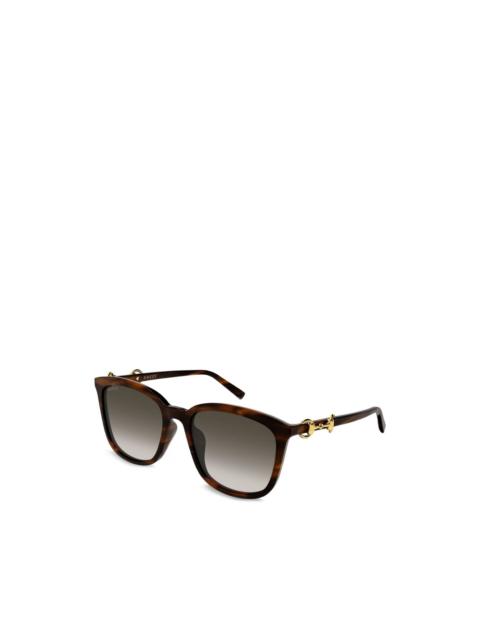 GUCCI horsebit-detail sunglasses
