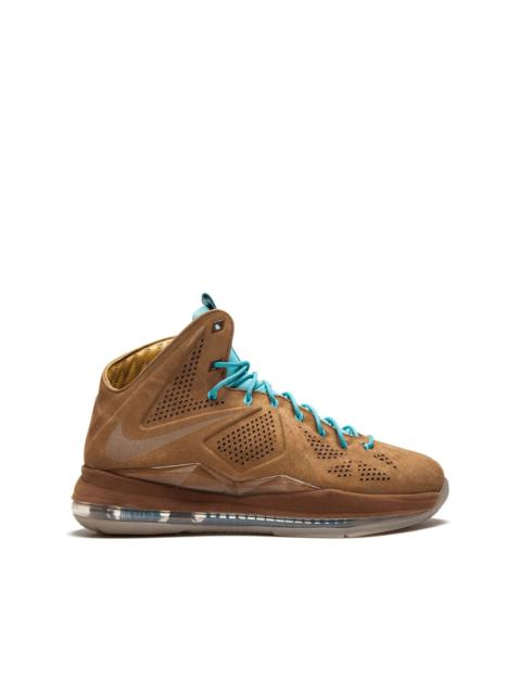 LeBron 10 EXT QS "Brown Suede" sneakers
