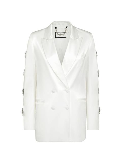 PHILIPP PLEIN double-breasted cut-out blazer