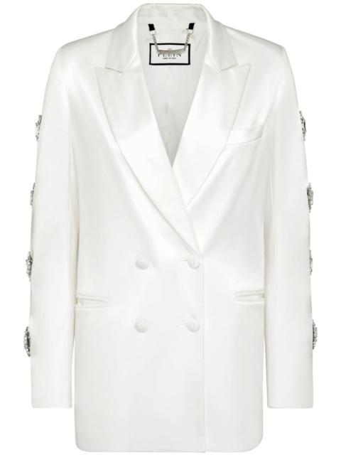 PHILIPP PLEIN double-breasted cut-out blazer