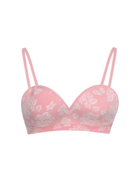 Exclusive Riviera Floral Bra Top pink