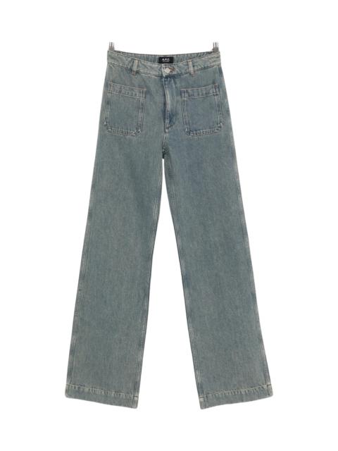 A.P.C. A.P.C. Victoria Jeans with Patch Pockets