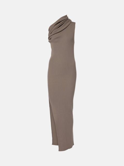 One-shoulder maxi dress
