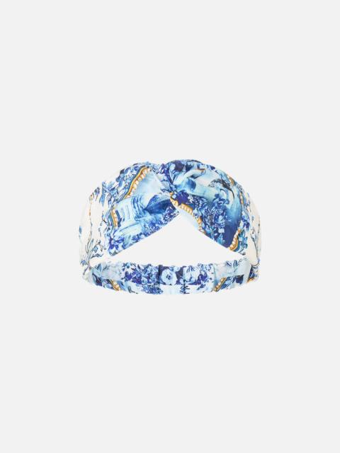 CAMILLA WOVEN TWIST HEADBAND THE PORCELAIN PARLOUR