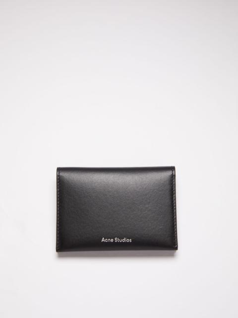 Acne Studios Leather card case - Black