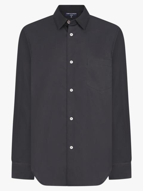 Comme des Garçons Homme COTTON SHIRT WITH TRIM DETAIL | BLACK