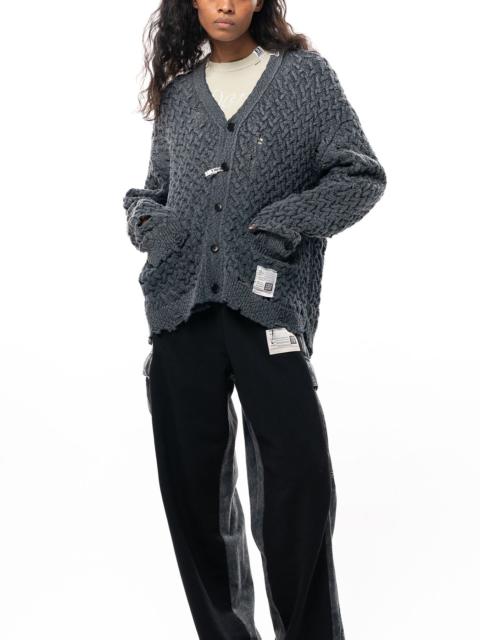 Maison MIHARAYASUHIRO Sun Faded Like Knit Cardigan
