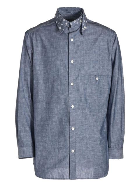 Yohji Yamamoto embroidered shirt