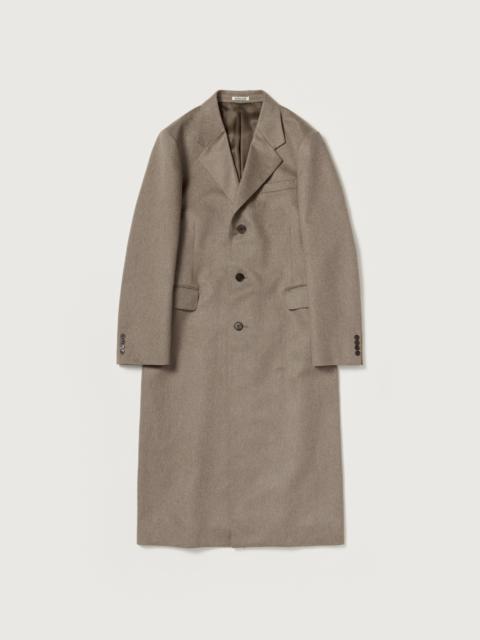 AURALEE CASHMERE MOLESKIN LONG COAT