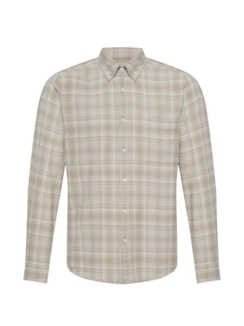 BOSS checked pocket shirt