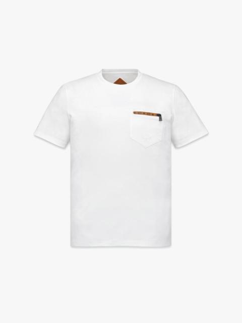 MCM Silket Logo T-Shirt With Zip Pocket