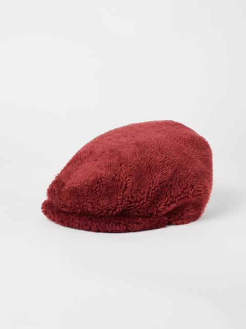Brunello Cucinelli Merino shearling flat cap