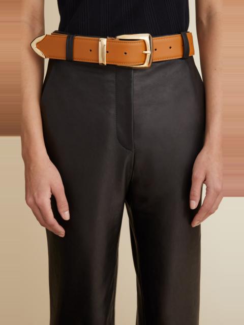 Bruno Leather Belt tan