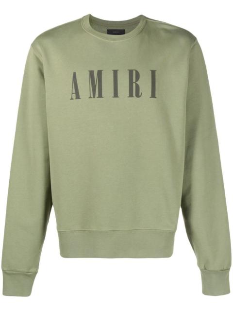 AMIRI logo-print crew neck sweatshirt