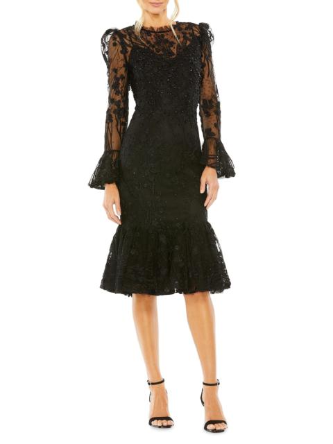 MAC DUGGAL Women's Embellished High-Neck Dress - Black