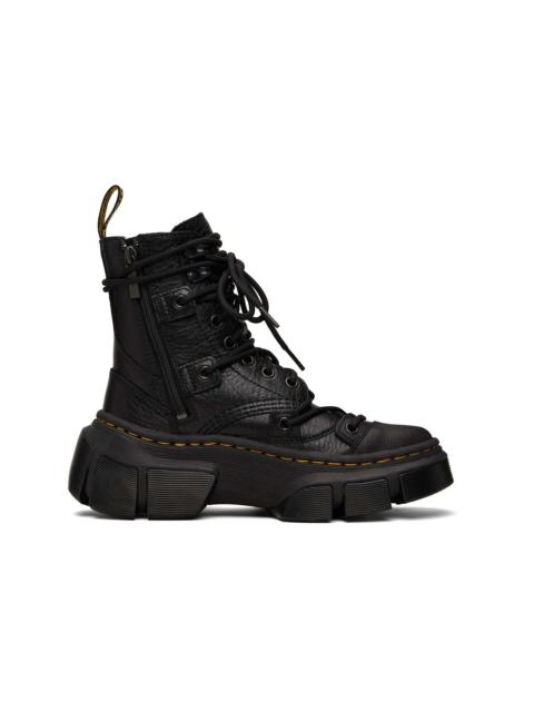 Dr. Martens Black DMXL 8-Eye Leather Boots