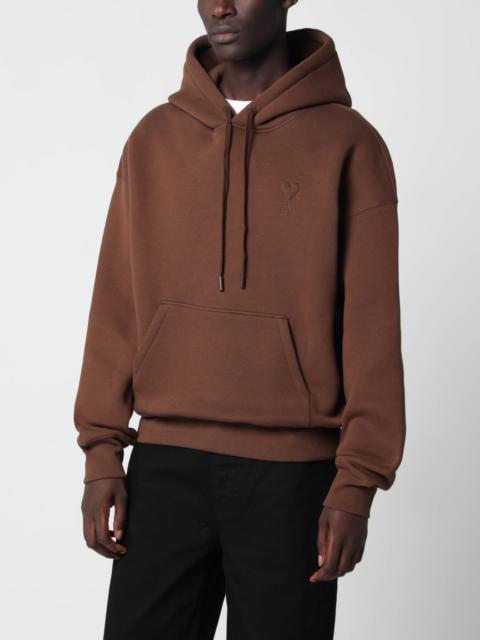 AMI Paris Brown Ami De Coeur sweatshirt