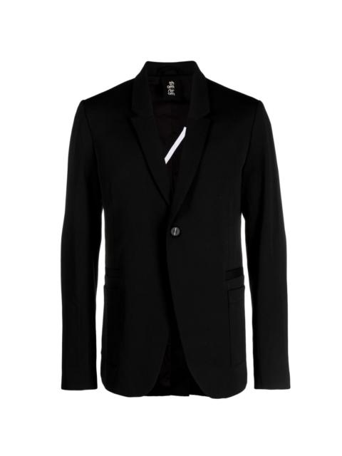 thom/krom long-sleeved single-breasted blazer