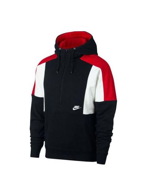 Nike Casual Sports Splicing Contrasting Colors Jacket Black AQ2066-010