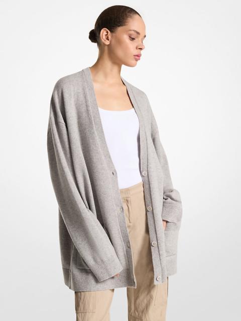 MICHAEL KORS COLLECTION Cashmere Oversized Cardigan