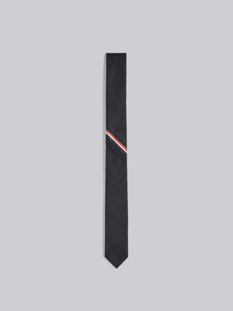 Thom Browne Classic Necktie With Seamed In Red, White And Blue Selvedge (26cm) In Super 120’s Twill