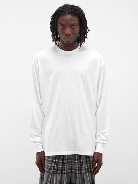 SETCHU White Cotton Long Sleeve Tee