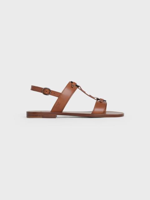 CELINE EMBELLISHED STRAP SANDAL CELINE LERINS IN VEGETAL CALFSKIN