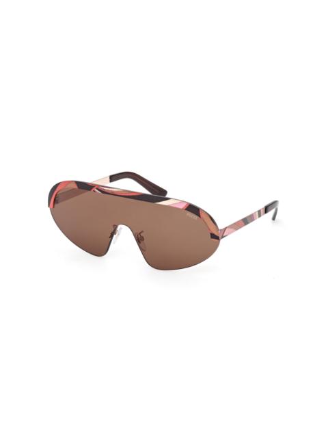 PUCCI Metal Sunglasses rose gold