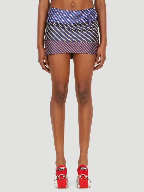prototypes Tie Mini Skirt