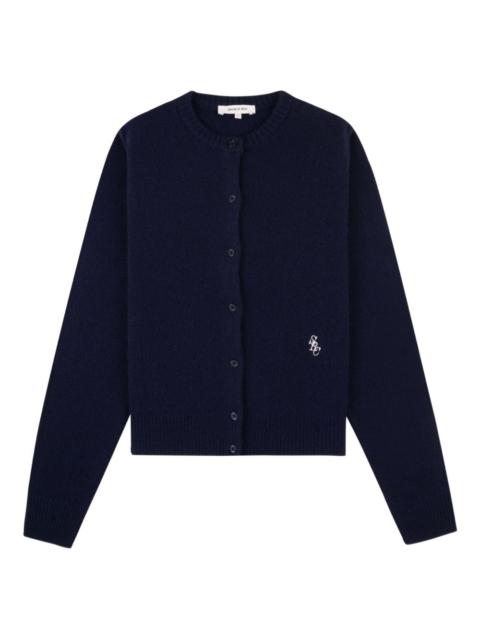 Sporty & Rich embroidered cardigan