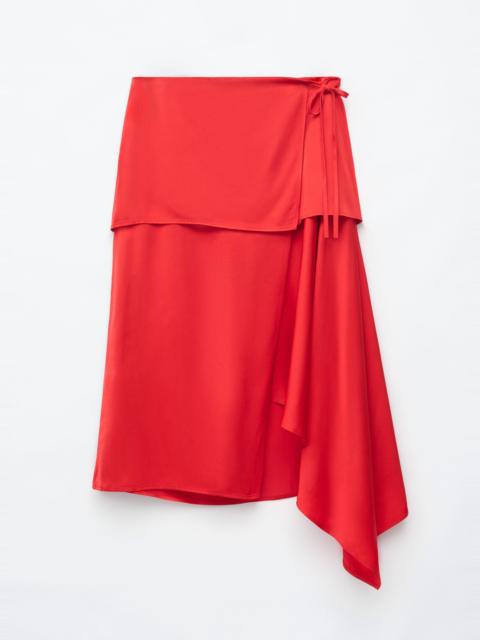 & Other Stories Layered Panel Wrap Skirt