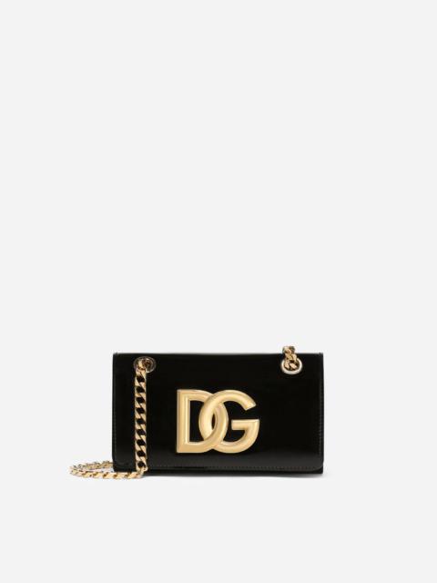 Dolce & Gabbana Polished calfskin 3.5 phone bag