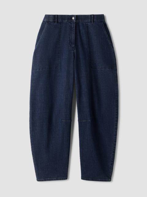 EILEEN FISHER Cotton Stretch Denim Arch Pant