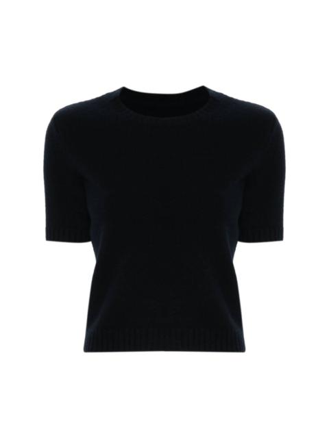 short-sleeve wool jumper