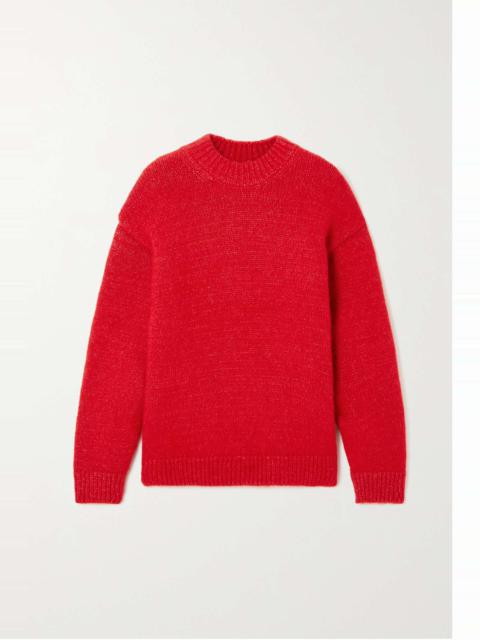 JACQUEMUS Pavane oversized alpaca-blend jacquard sweater