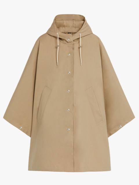 Mackintosh BONI FAWN RAINTEC COTTON HOODED PONCHO | LMC-010