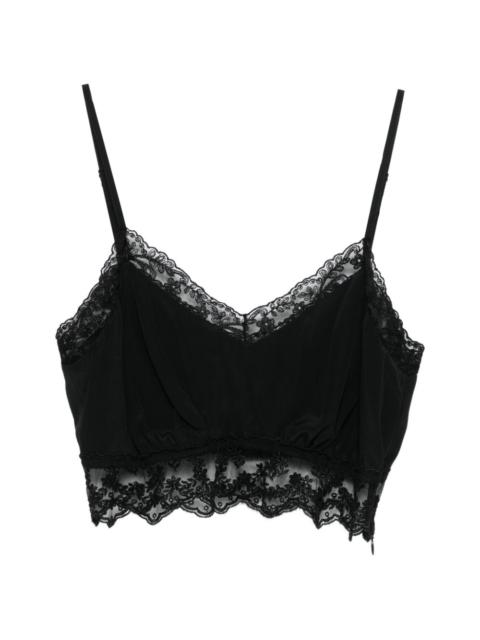 Simone Rocha lace-trim top