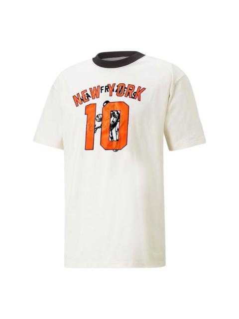 PUMA PUMA x Rhuigi Graphic Tee 'White Orange' 539505-65