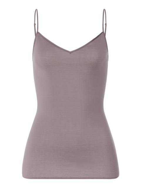 HANRO Cotton Seamless V-Neck Cotton Camisole