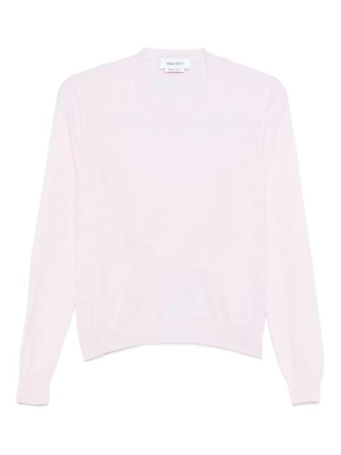 Alexander McQueen long-sleeve crew-neck top