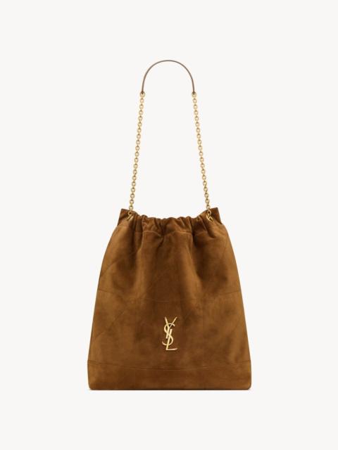 SAINT LAURENT JAMIE LARGE POCHON IN SUEDE