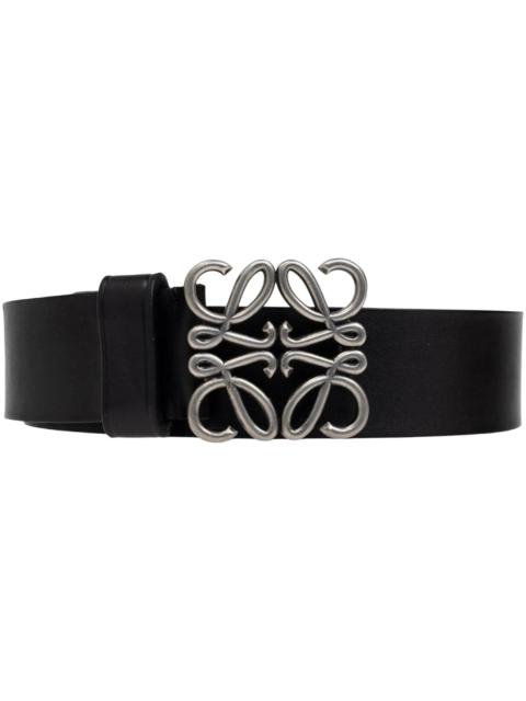 Loewe LOEWE Anagram Logo-Buckle Belt Black