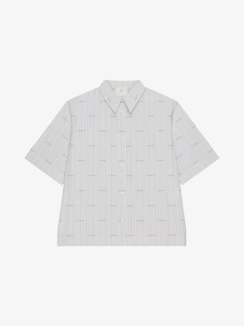 Givenchy GIVENCHY BOXY FIT SHIRT IN POPLIN WITH STRIPES
